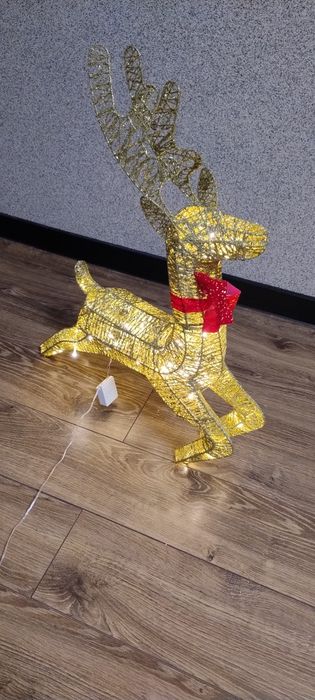 Renifer led świetlny duży XL ozdoby świąteczne Boże Narodzenie