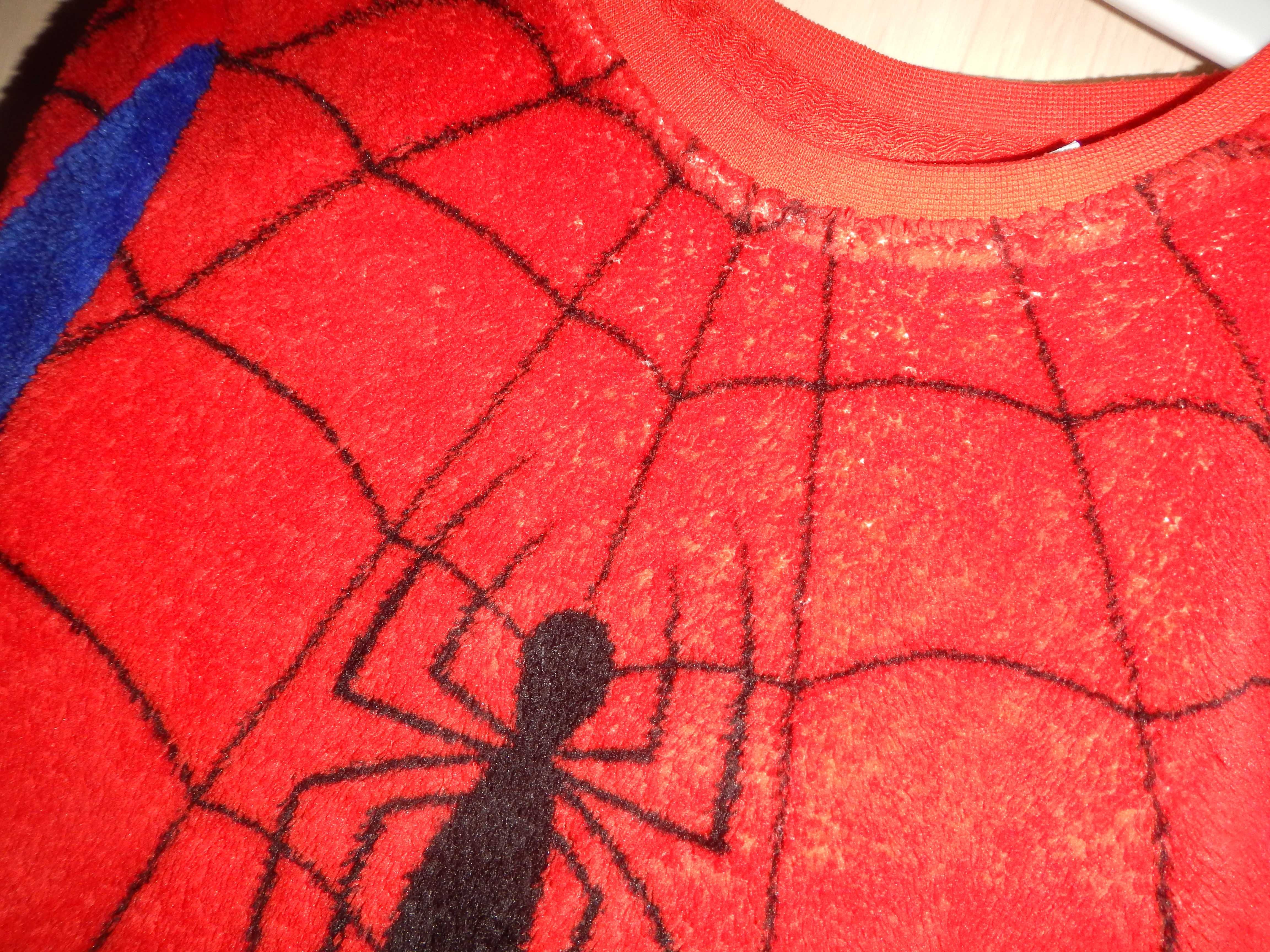 Флісова піжама spider man р.5-6років (110-116см)