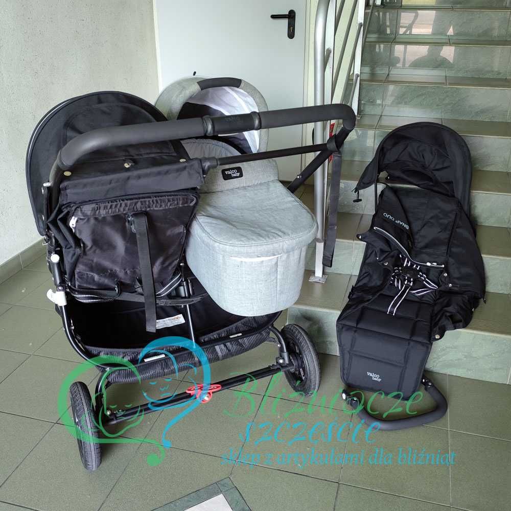 Używany wózek Valco Baby Snap Duo Sport dla rodzeństwa | KOMIS