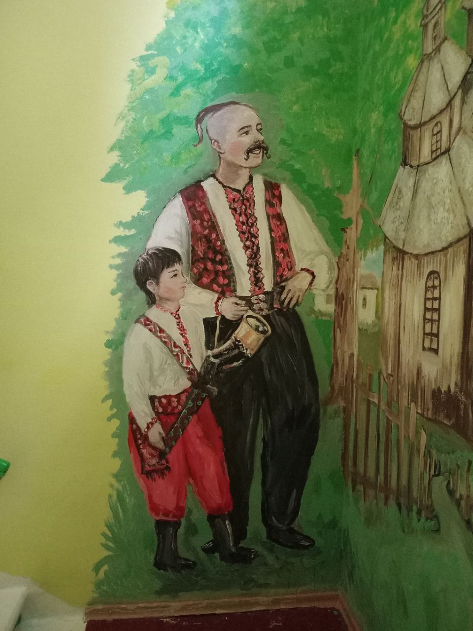 Рисунки на стенах