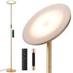 Candeeiro de Chão PreeOtti LED 36W Dourada - Ajustável 3000K-5000K