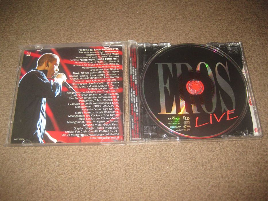CD do Eros Ramazzotti "Live"