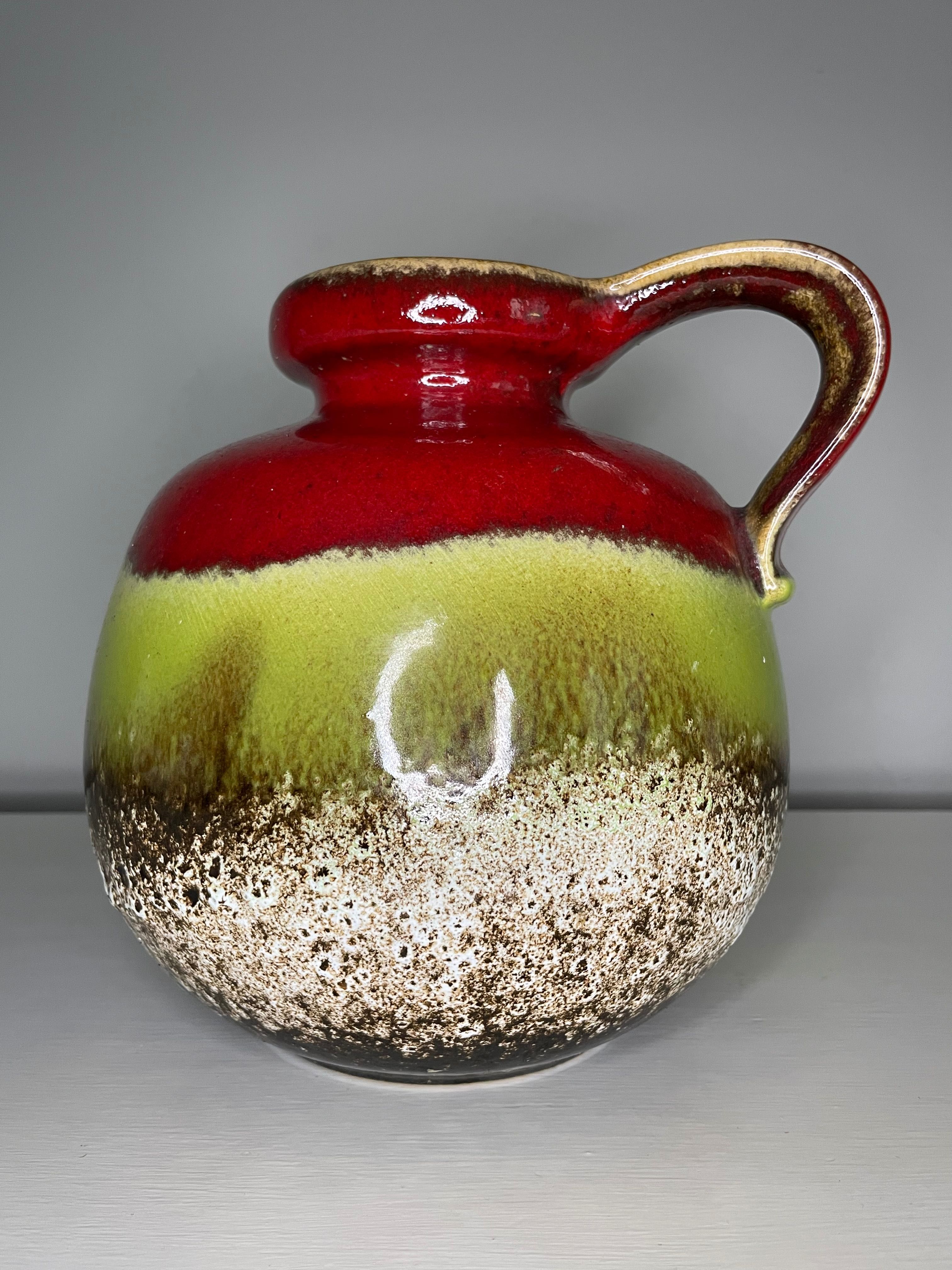 Ceramiczny wazon Scheurich. Stara ceramika West Germany