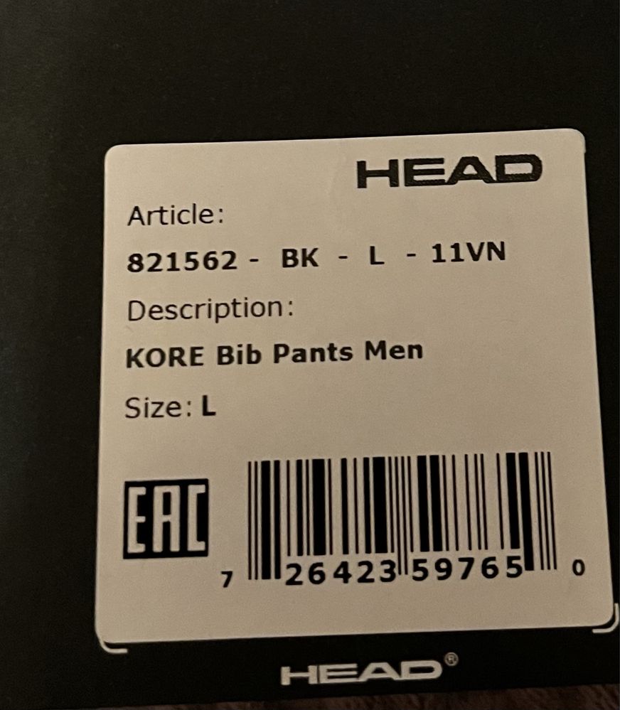 Spodnie narciarskie góry trekking Head Kore Bip Pants 20.000mm roz. L.