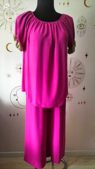 Wikiland Komplet letni wiskozowy Hiszpanka Do 140 cm Biust Biodra