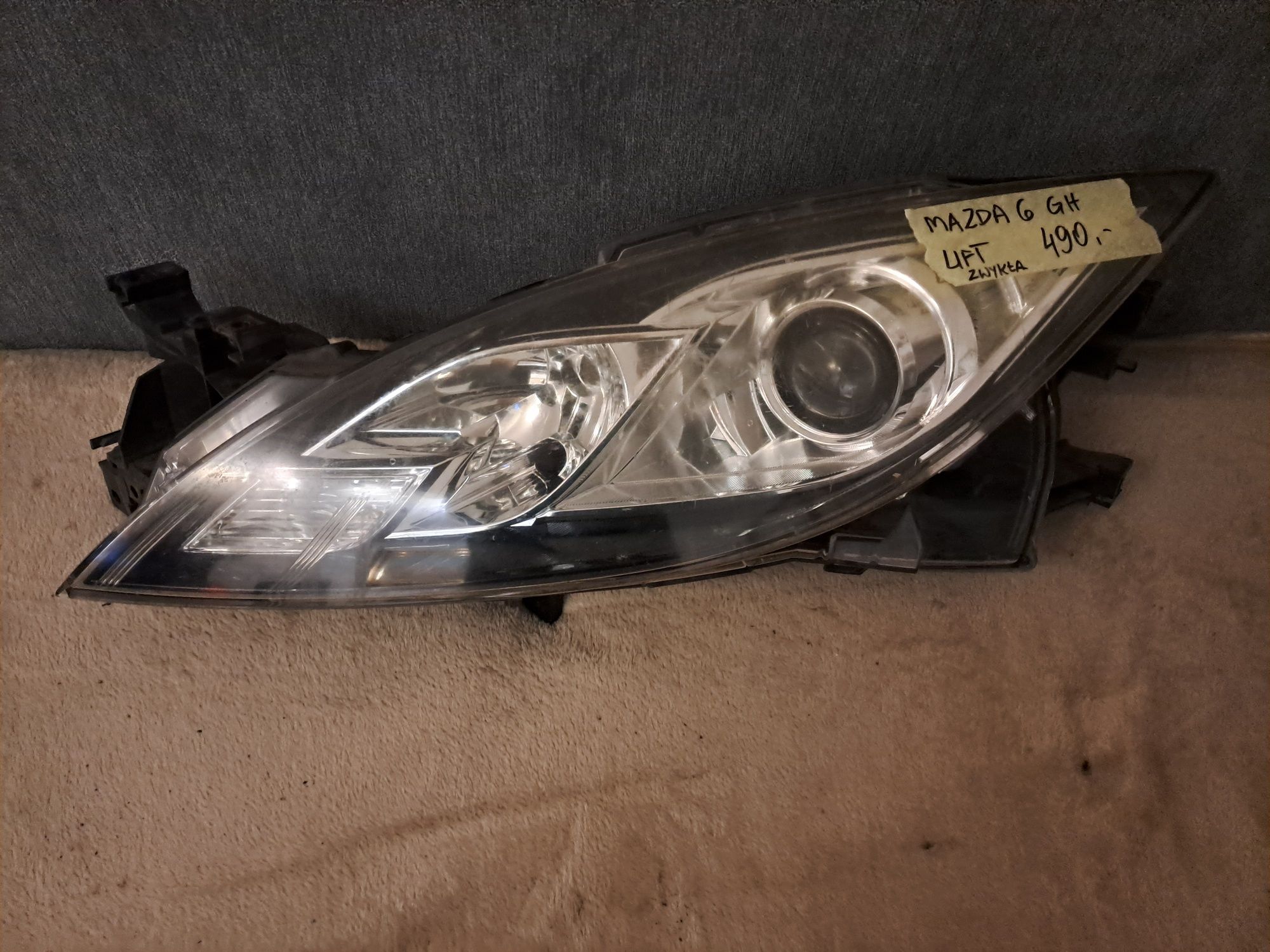 Lampa przód przednia prawa lewa Mazda 6 GH II Lift zwykła