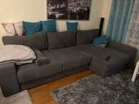 Sofá chaise longue com cama