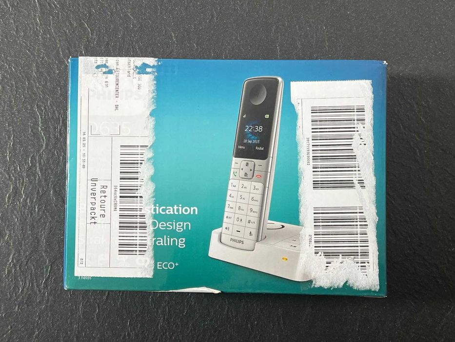 Telefon bezprzewodowy Philips D635 wyświetlacz TFT 4,6 cm