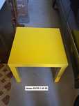 Mesa de centro amarela
