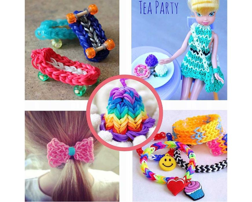 Zestaw kreatywny – gumki do robienia bransoletek 15 000 sztuk