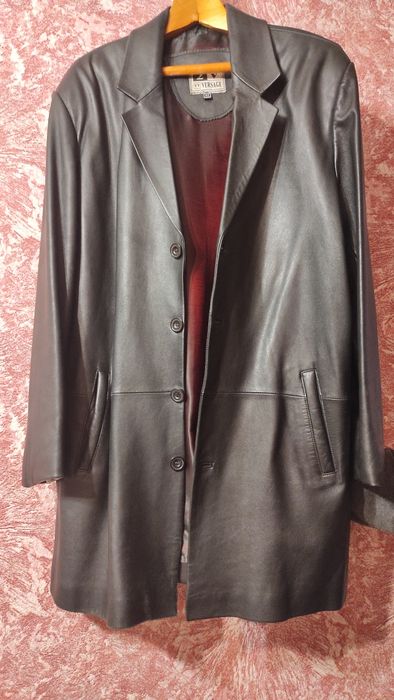 Мужской кожанный френч