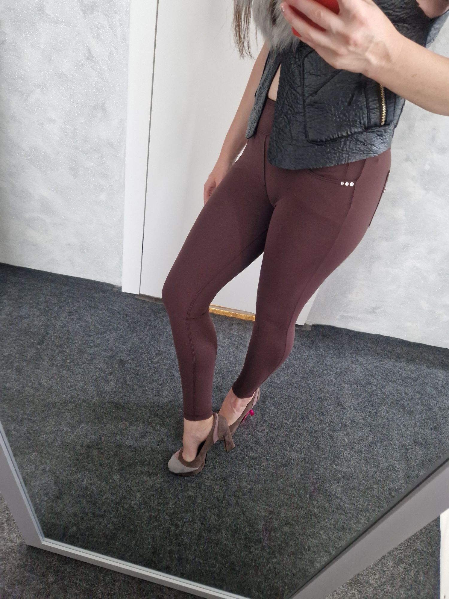 Freddy legginsy spodnie damskie S 36
