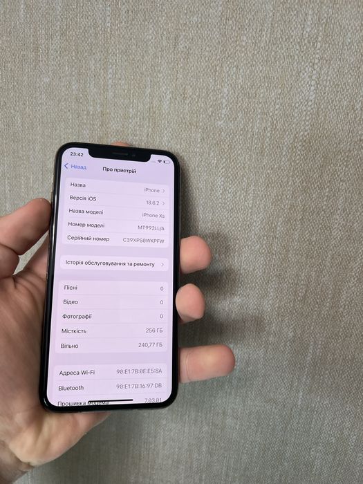 Айфон xs на 256 ГБ