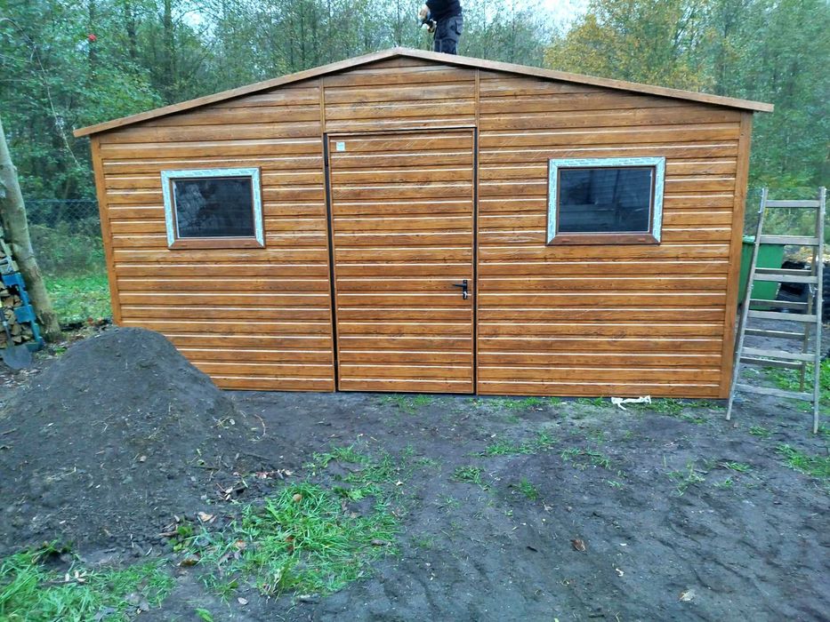 Garaż Blaszany do ogrodu-Wiata - Blaszak - Garaże Blaszane - Maj-Blach