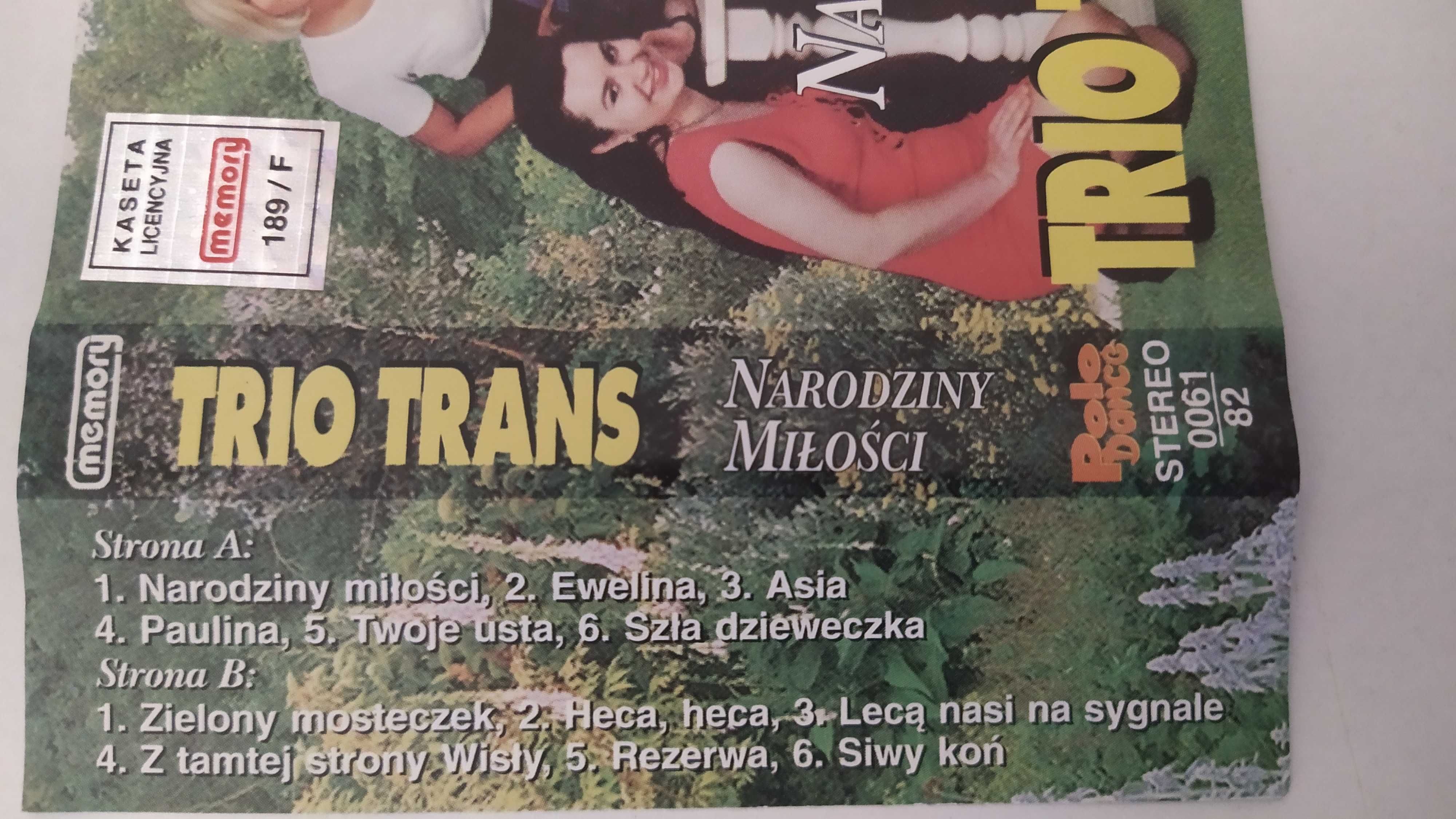 Trio Trans Narodziny Miłości Disco Polo kaseta