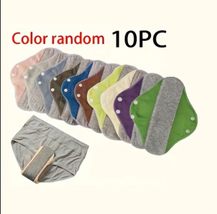 Жіночі прокладки Комлект багаторазових урологічних прокладок з бавовни