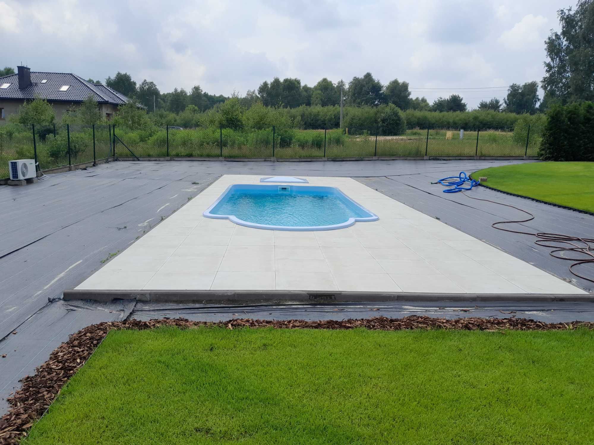 Montaż basenów ogrodowych, montaż basenu