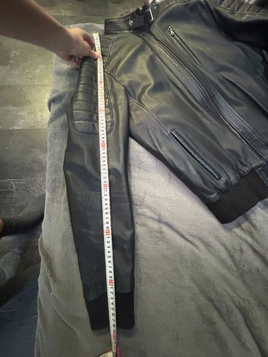 Кожаная куртка бомбер МДК