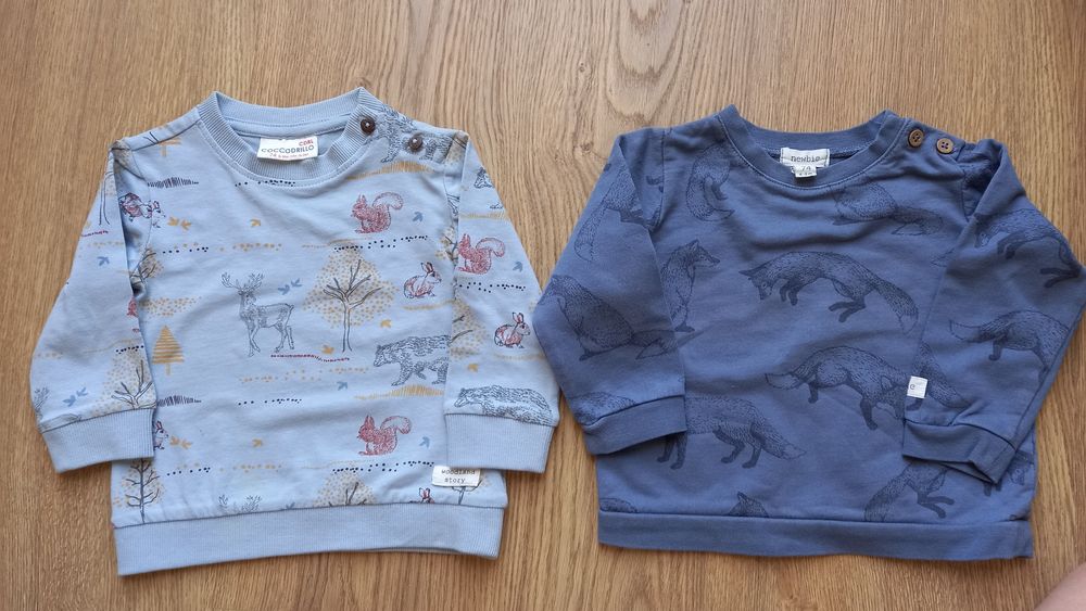 Zestaw bluz dla chłopca rozmiar 68-74