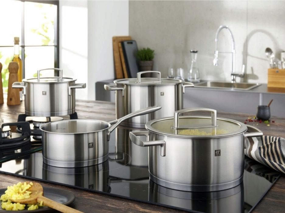 Набір каструль Zwilling Vitality, нержавіюча сталь, 9 шт.