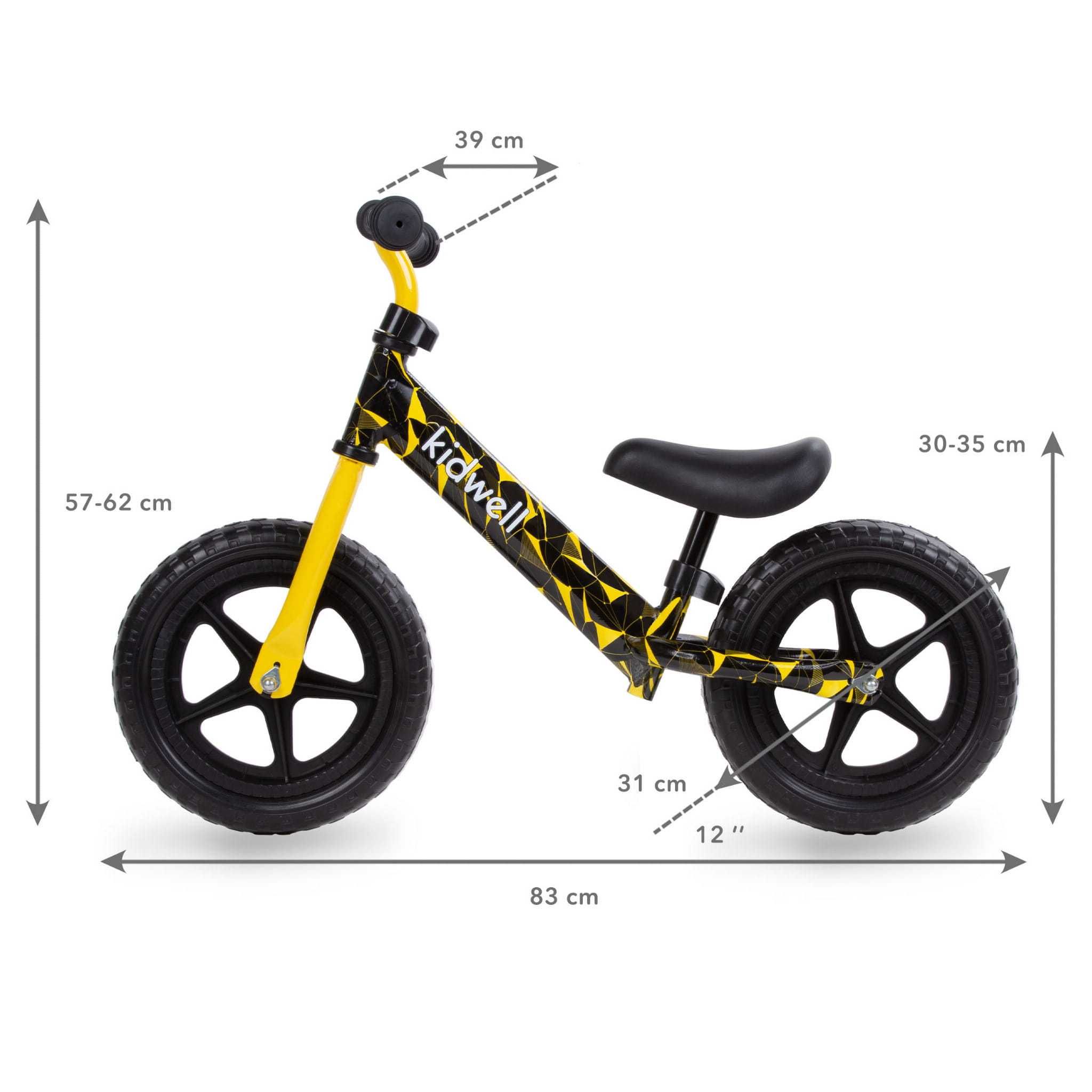 Велобег велосипед Kidwell REBEL Yellow