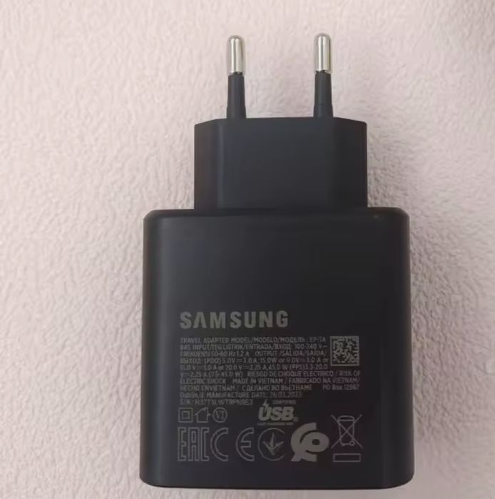Акция! Зарядное устройство Samsung 45W,Вьетнам