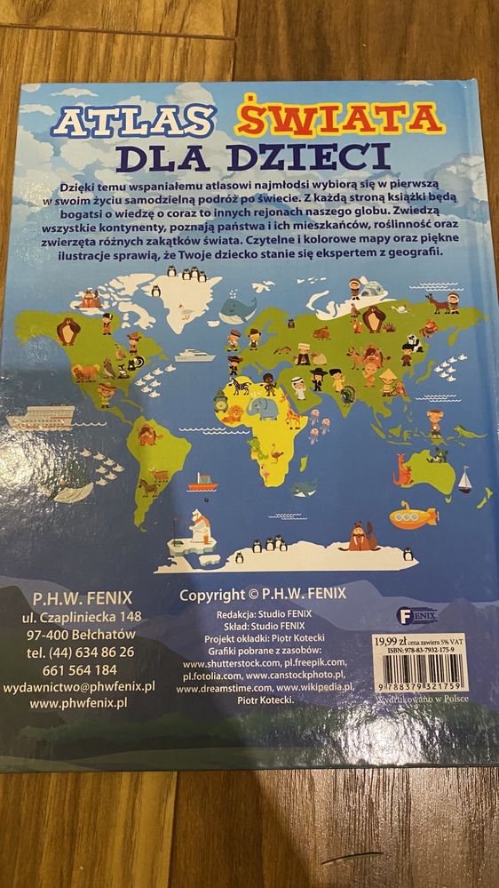 Atlas świata dla dzieci