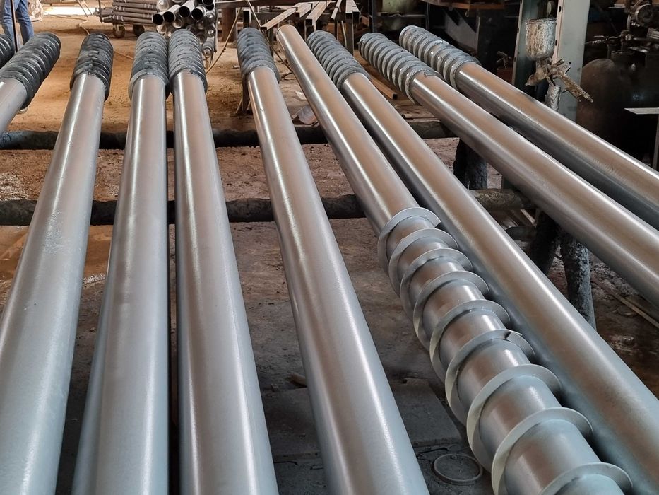 Палі, гвинтові палі, геошуруп, однавіткова паля, сваи