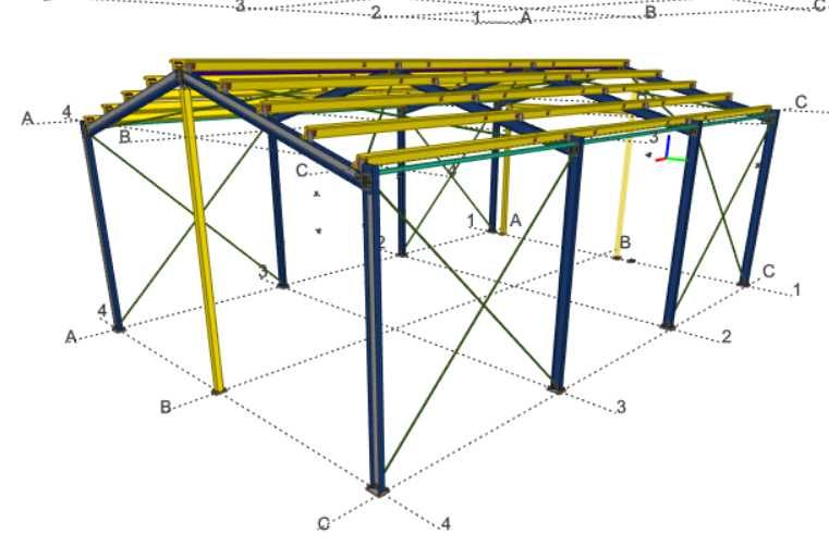 Modułowa konstrukcja hali 8x12 hala magazyn warsztat garaż obora