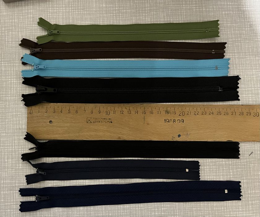 Молнії нові YKK різні розміри