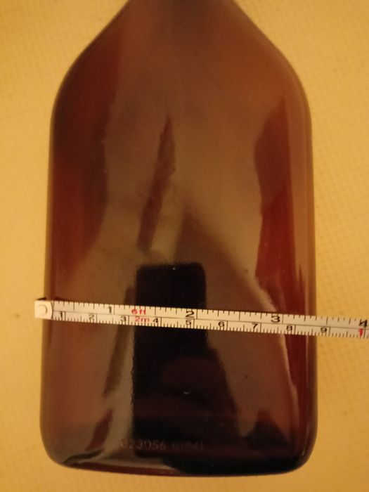 Butelka płaska brązowa 500 ml 0,5 wazon flakon ciemna