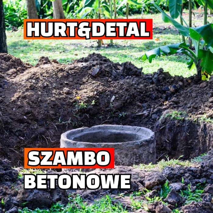 Zbiornik betonowy na Deszczówkę Wodę Szambo betonowe PRODUCENT