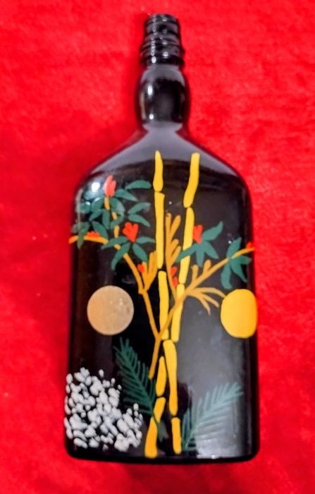 Butelka kolekcjonerska. Ręcznie malowana