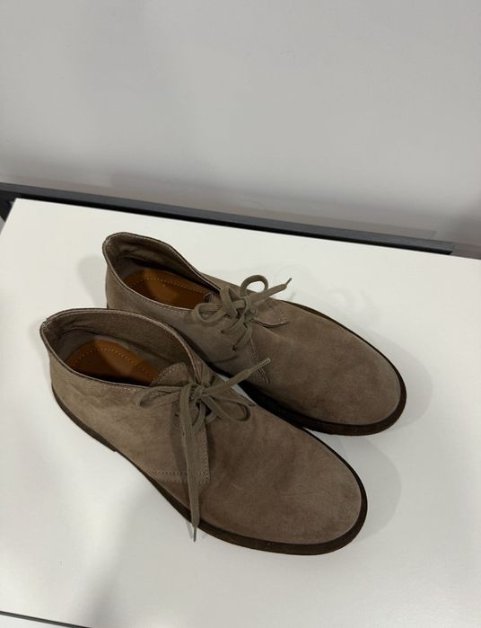 Чоловічі шкіряні замшеві туфлі (дезерти) Zara