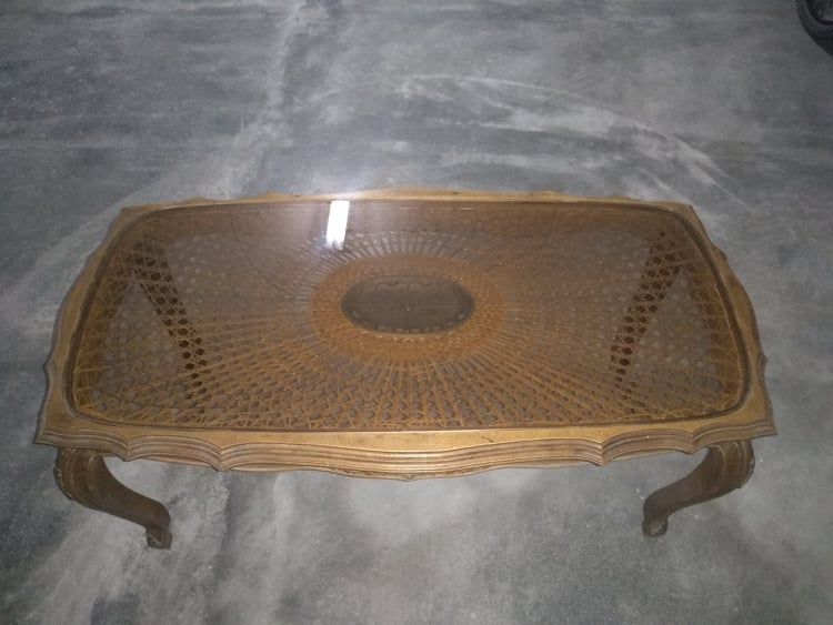 mesa centro antiga