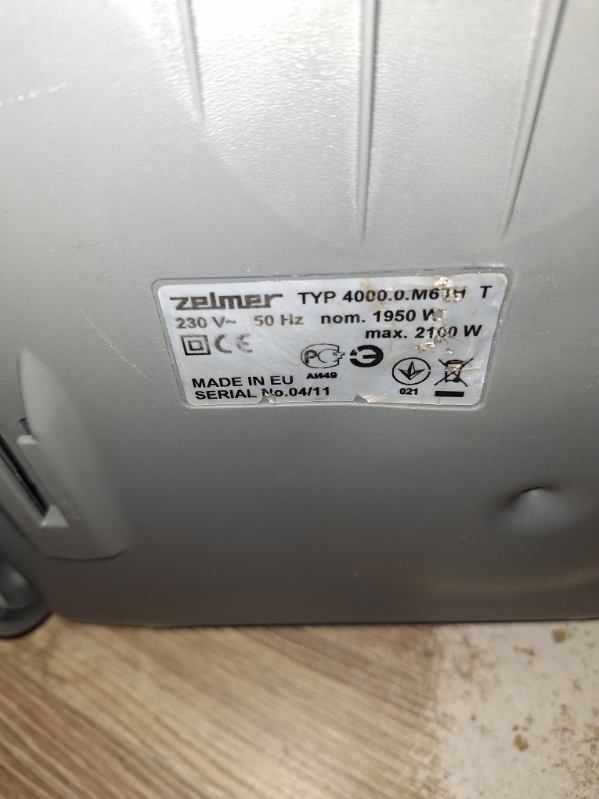 Odkurzacz zelmer jupiter 2100w