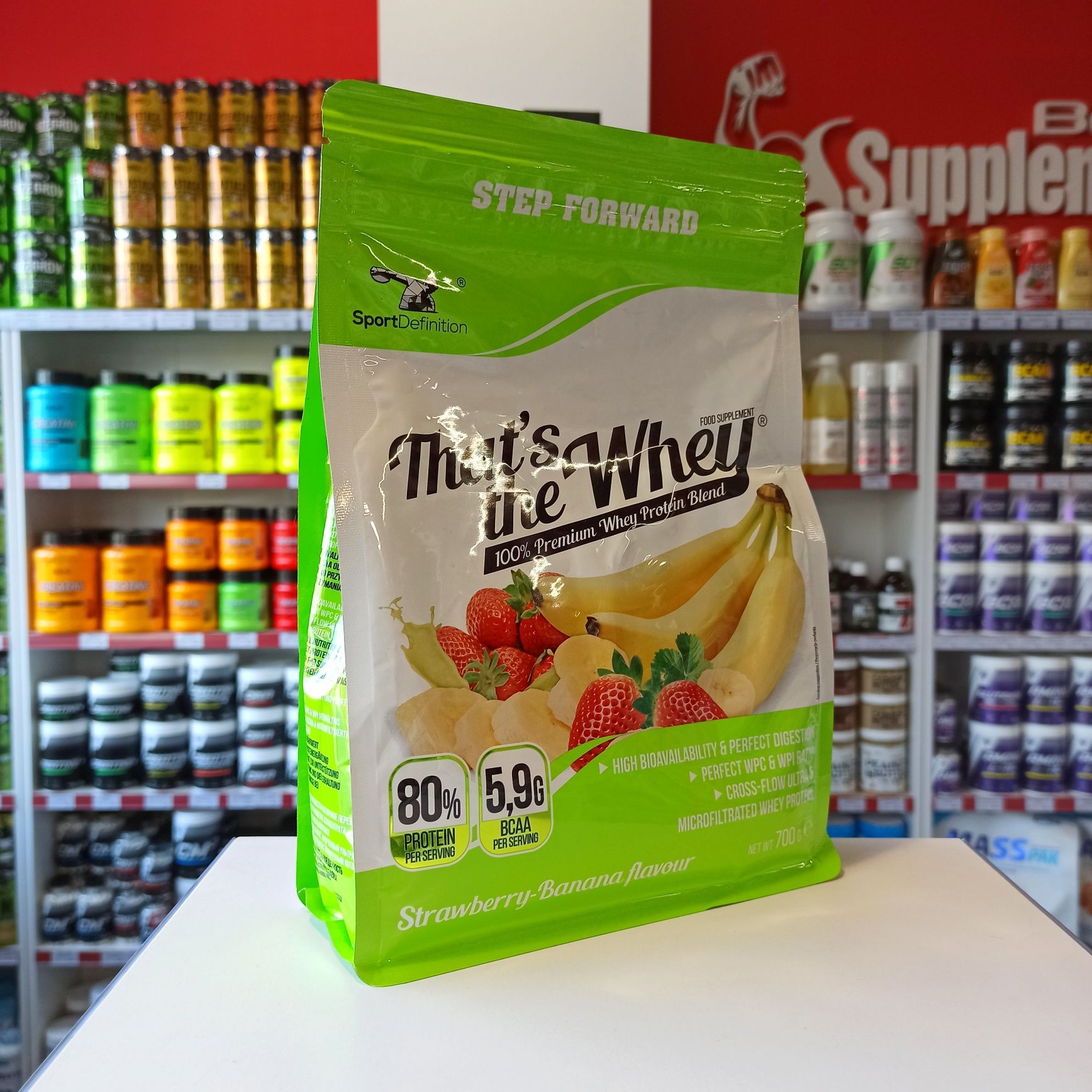 That's The Whey 700g Białko WPC WPI Odżywka Białkowa Banan-truskawka