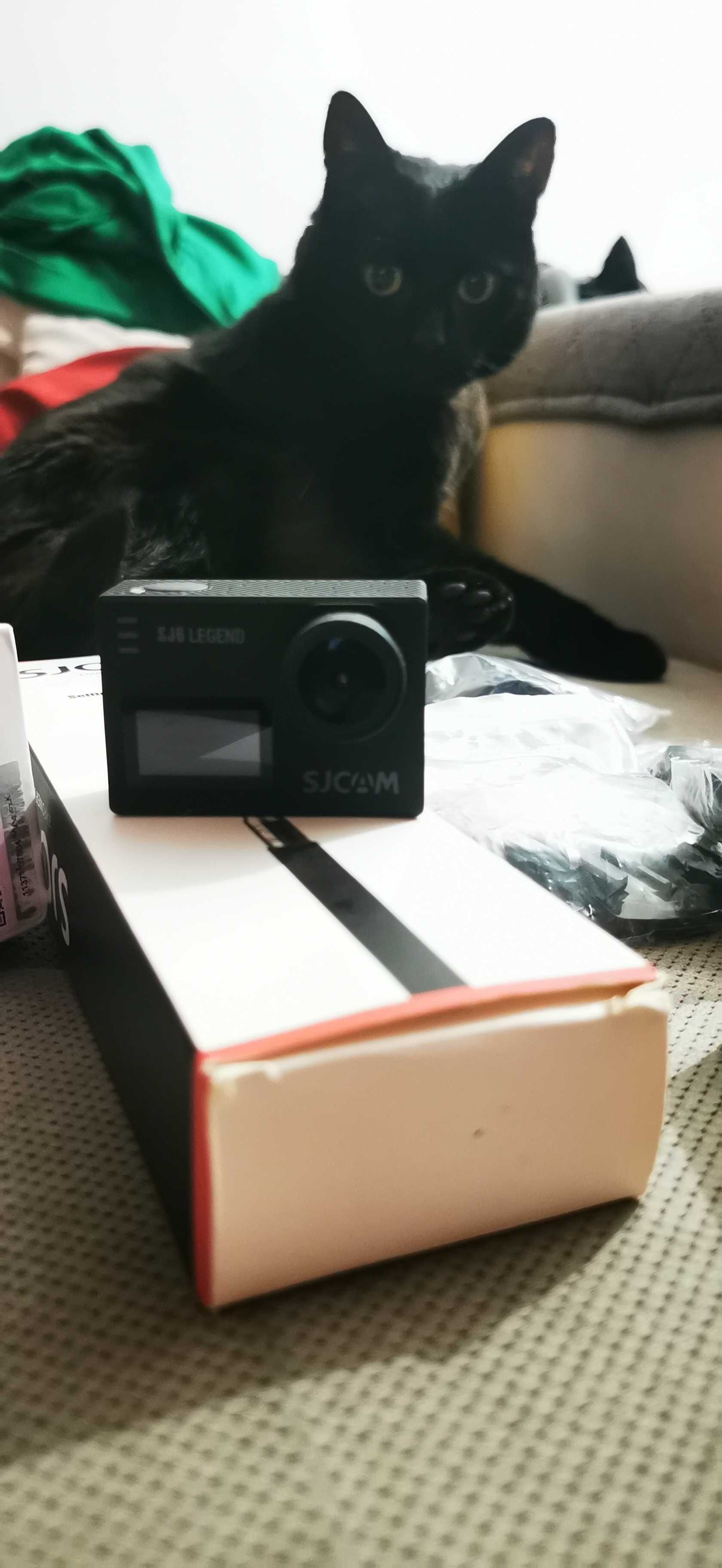 SJCAM S6 LEGEND + selfie stick + karta pamięci 128GB + akcesoria