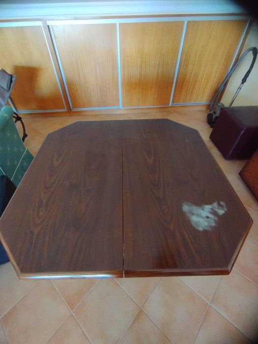 Mesa madeira maciça - MOGNO (extensível)