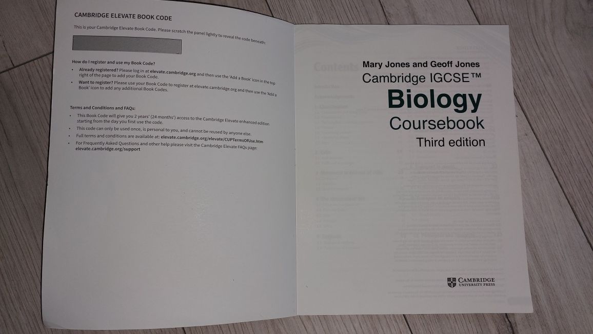 Biology Cambridge IGCSE Coursebook M.Jones, G.Jones 3 edition