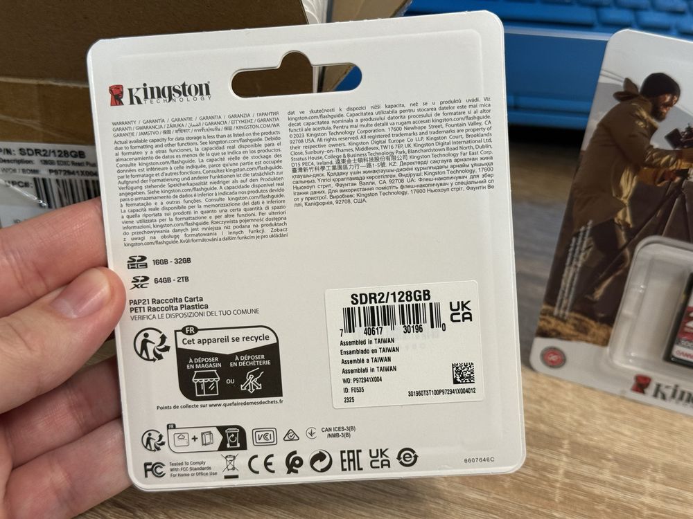 Kingston 256 GB SDXC Class 10 UHS-II U3 Canvas React Plus (SDR2/256GB)