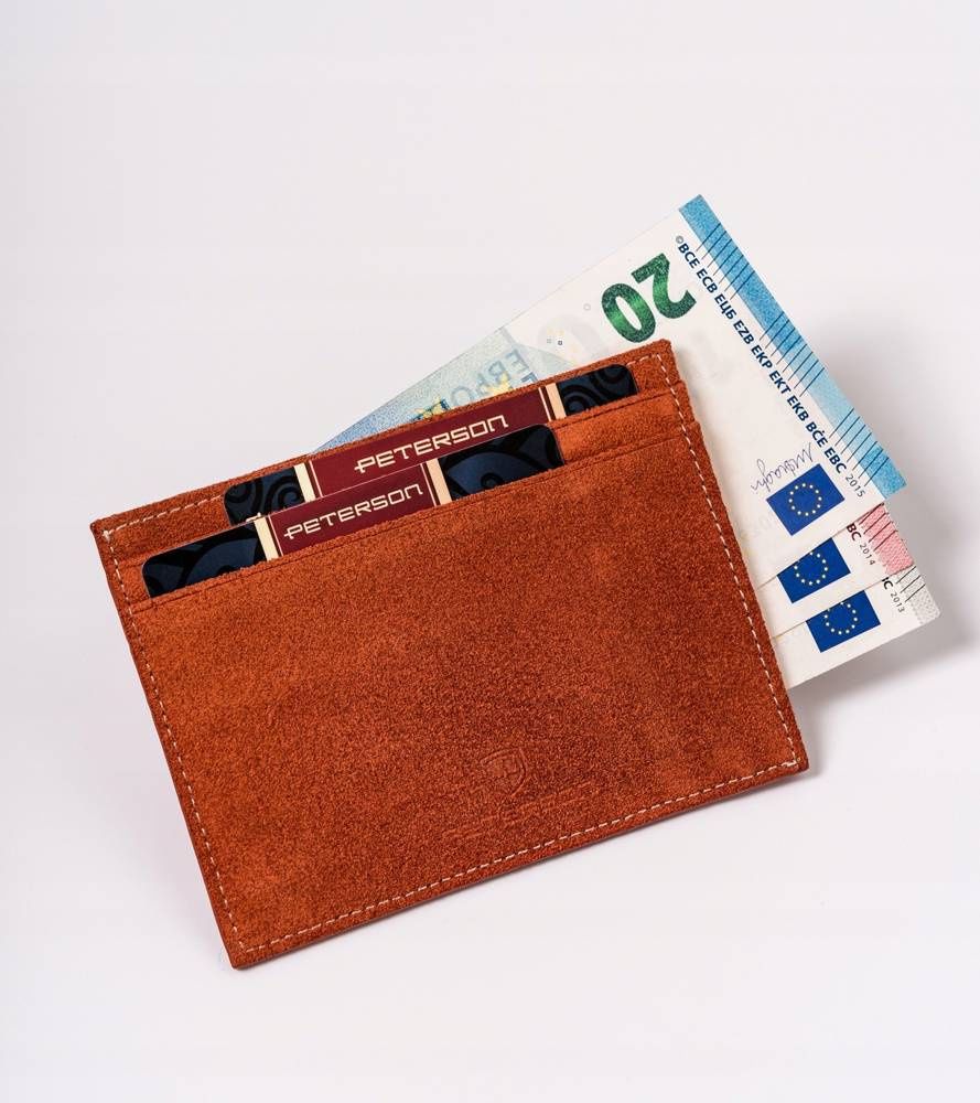 skórzane etui na dokumenty i banknoty - peterson