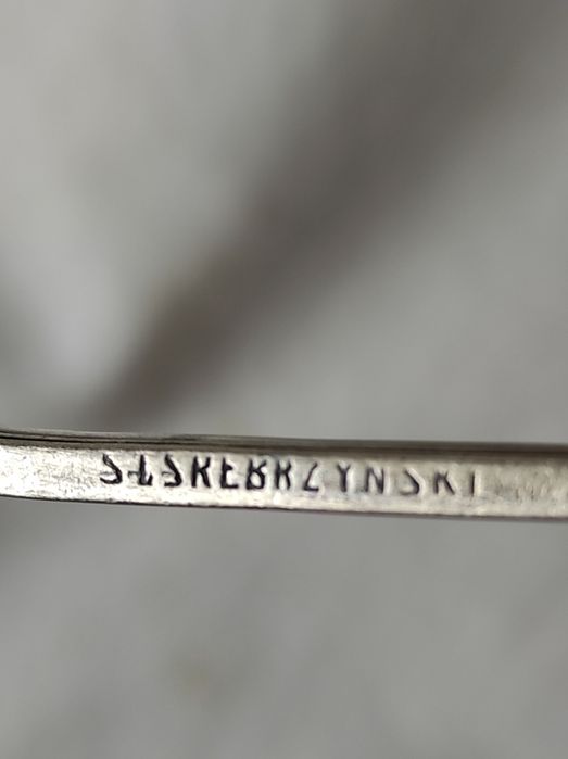 Stare widelce plater sygnowane St. Srebrzyński 3 sztuki