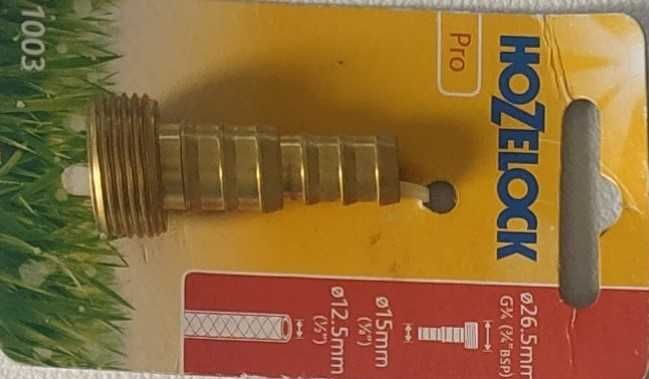 Coneção em Latão rosca macho(3/4 polegadas) e Mangueira