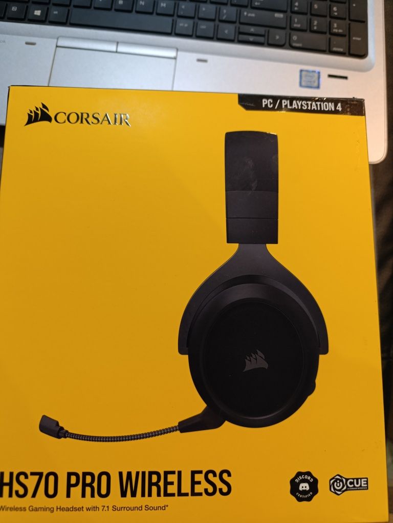 Corsair HS70 Pro Wireless SE Gaming Headset, Czarny
