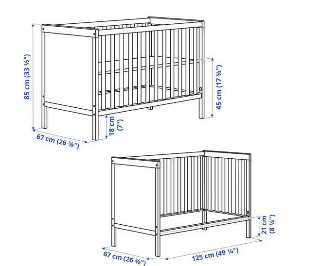 Mobília de quarto para bebé