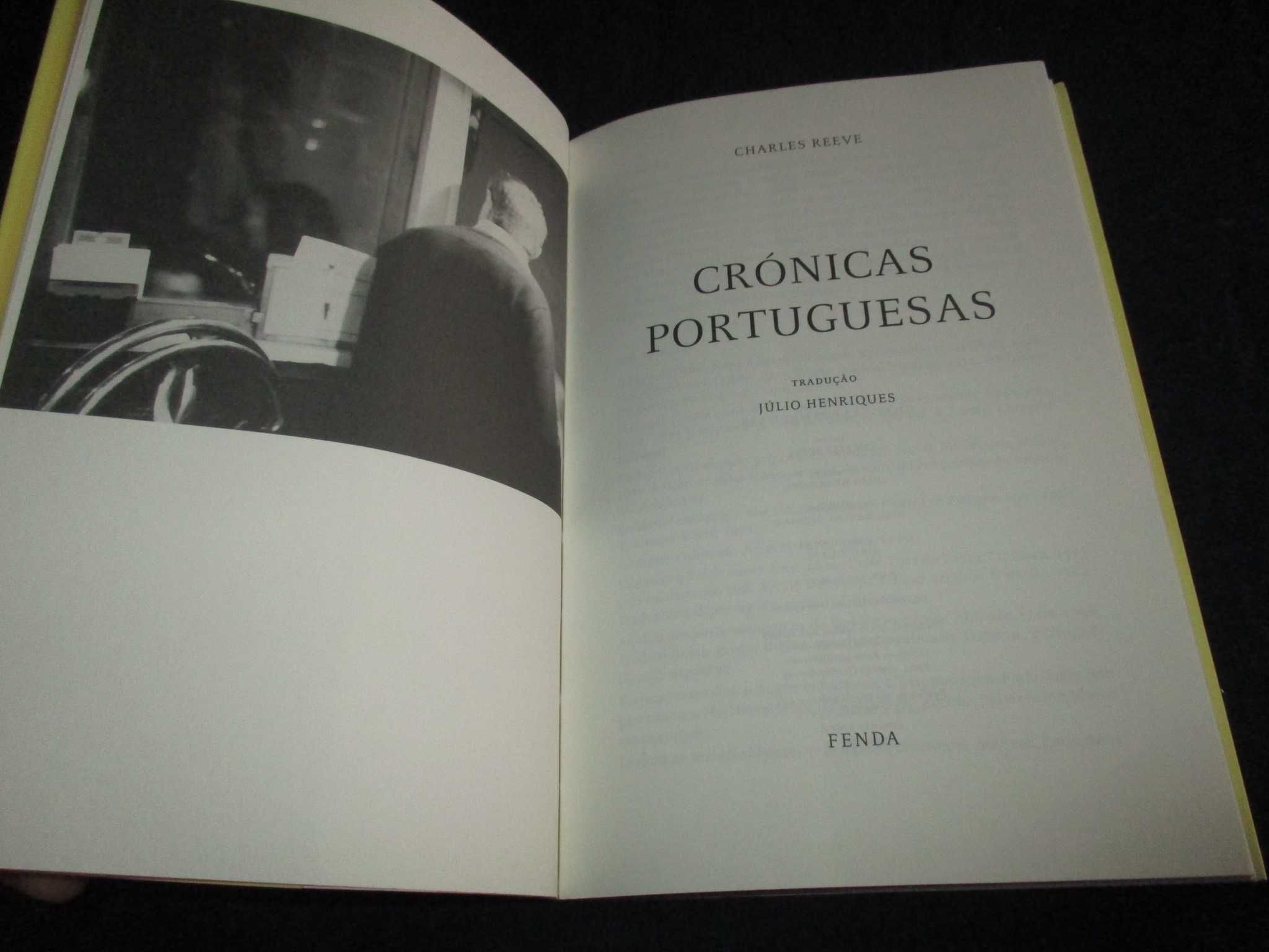 Livro Crónicas Portuguesas Charles Reeve Fenda