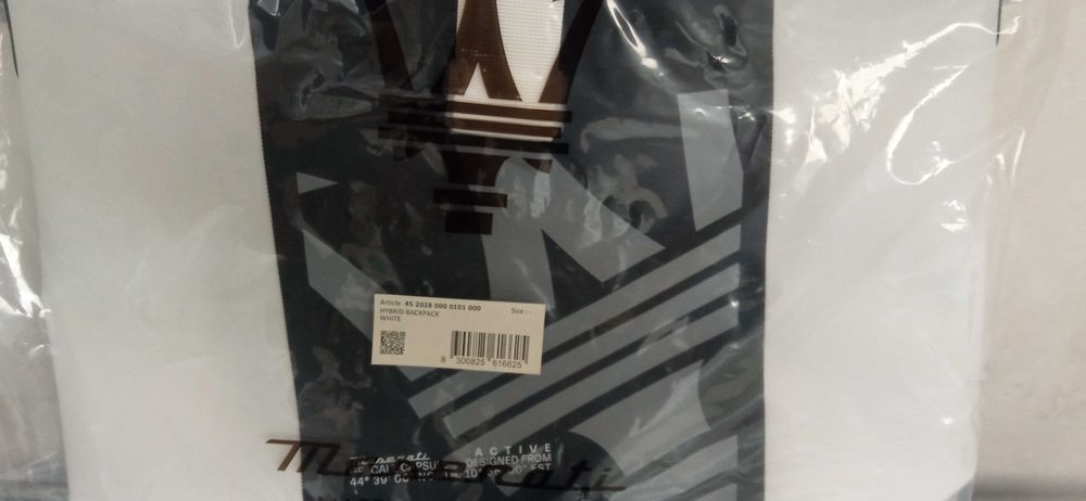 Plecak Maserati z salonu.plus notes i długopis