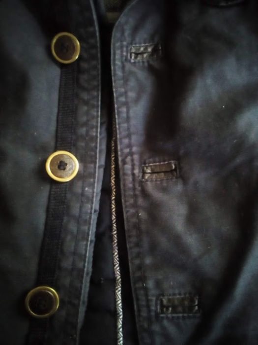 Blusão preto de criança em Polyester tam:18/24meses