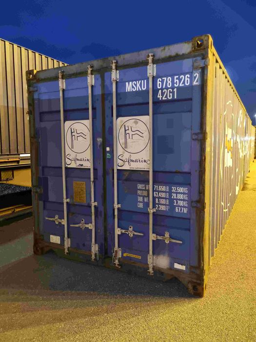 Tanio kontenery morskie 40'DC wersja standardowa 2,6 m wysokości
